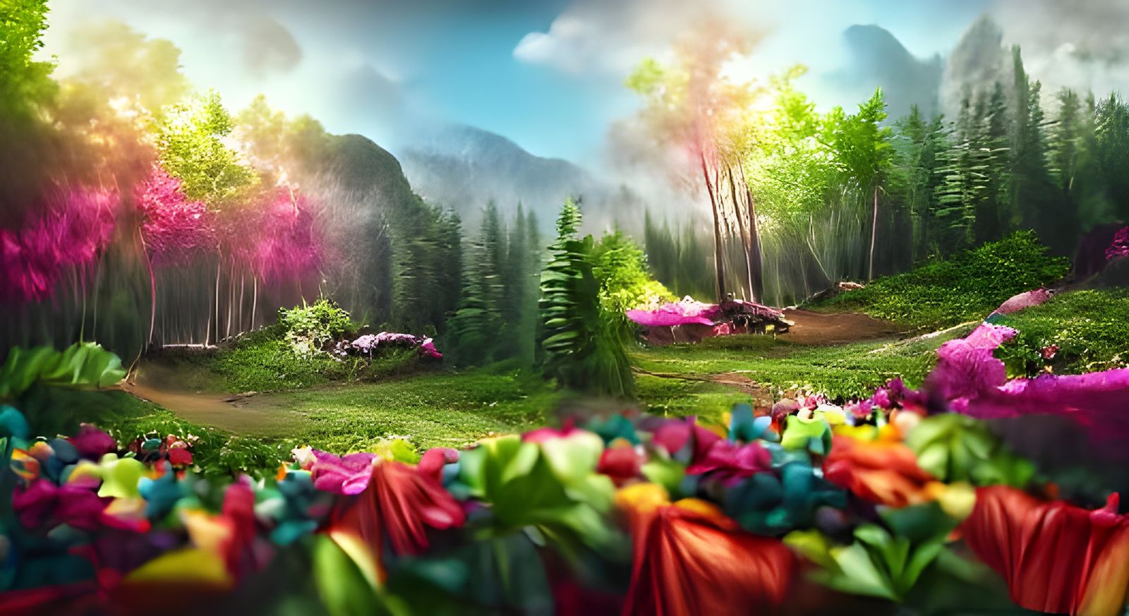 Summer in the forest