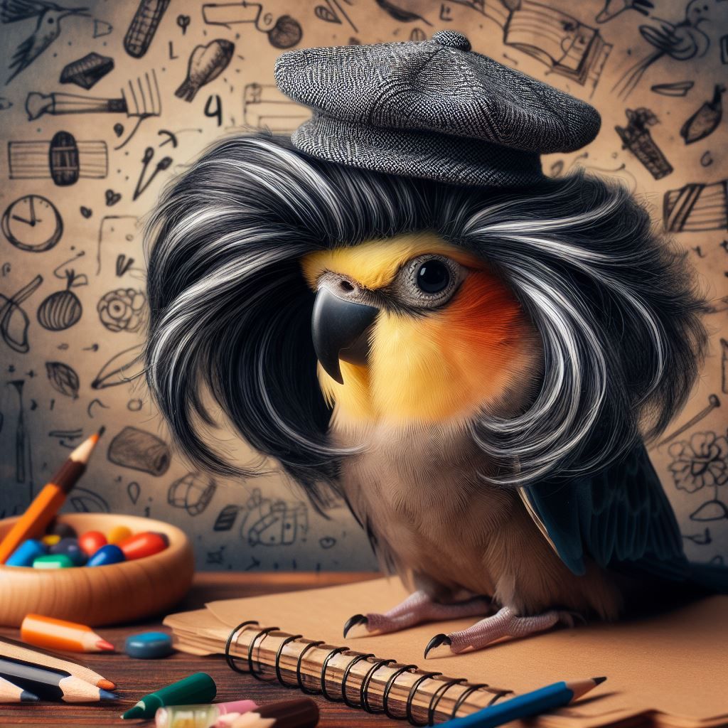 The Dapper Avian  by @MonFleurEyes