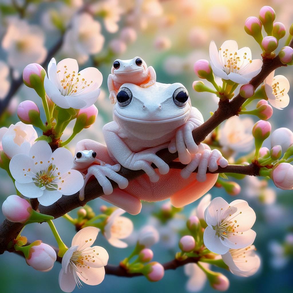 White tree frog