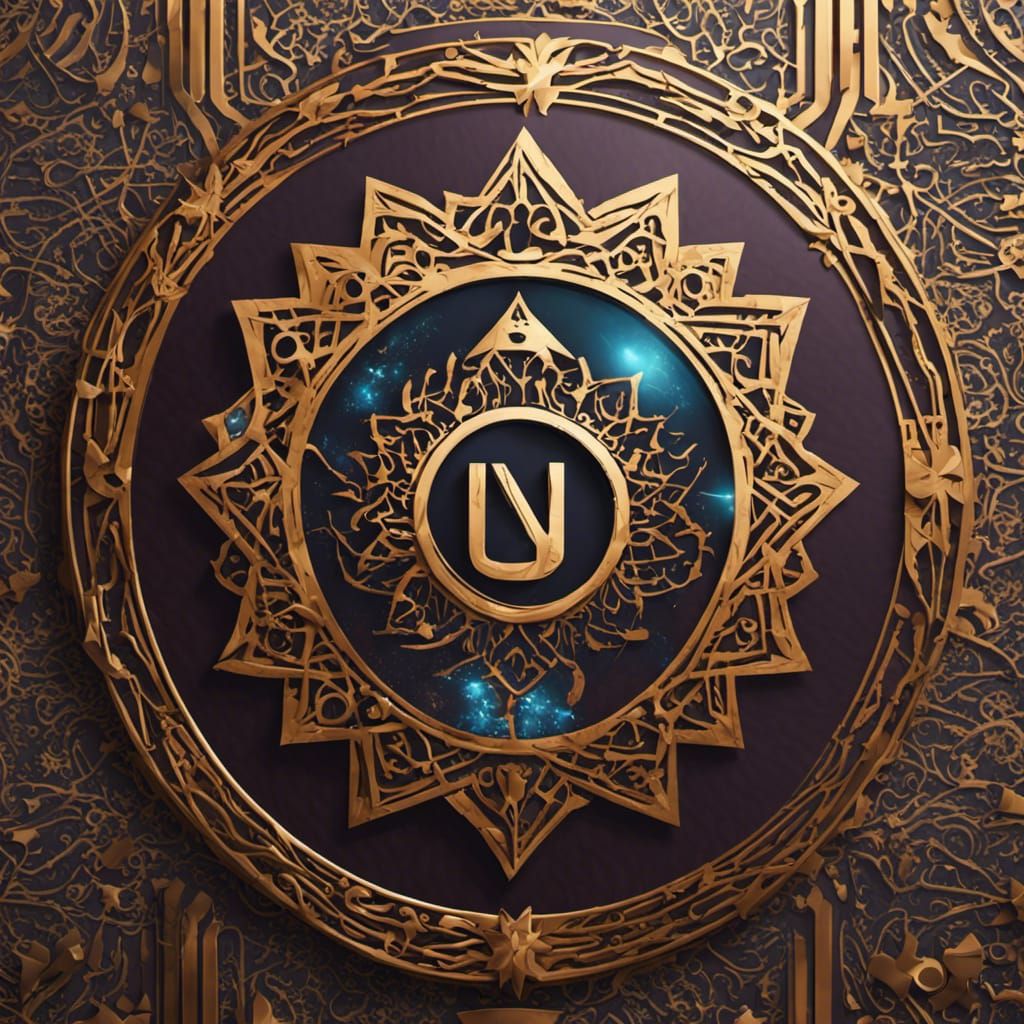 Un logo ﻡﻭ  avec des éléments marocains subtils, incarne le ...