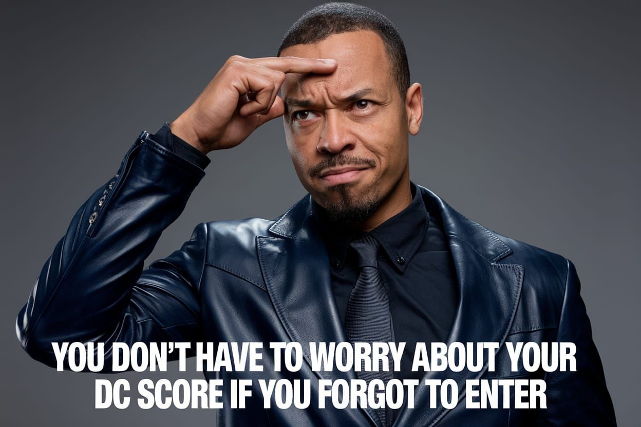 Knowing African Man Meme About DC Score