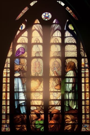 Church Stained Glass Window #3