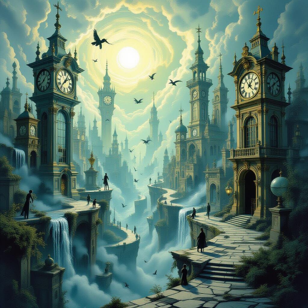 Surreal Dreamscape of Impossible Architecture