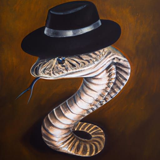 Snake With A Hat