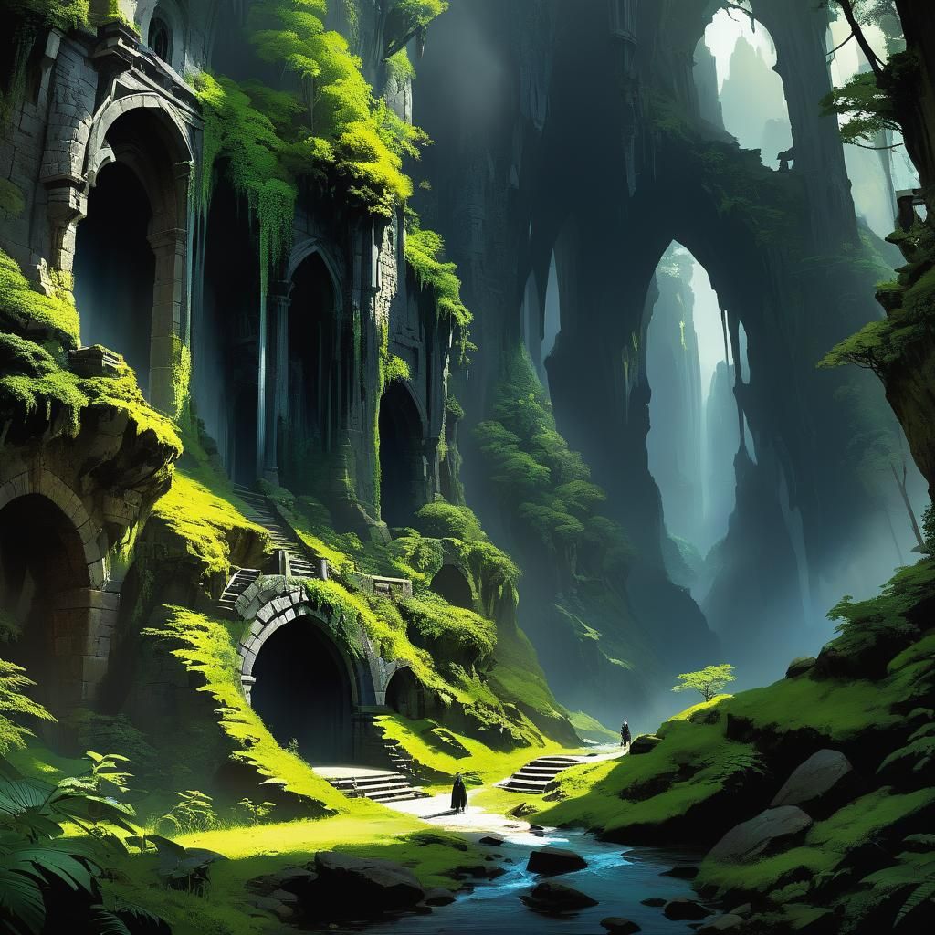 Fantasy Ruins Concept Art