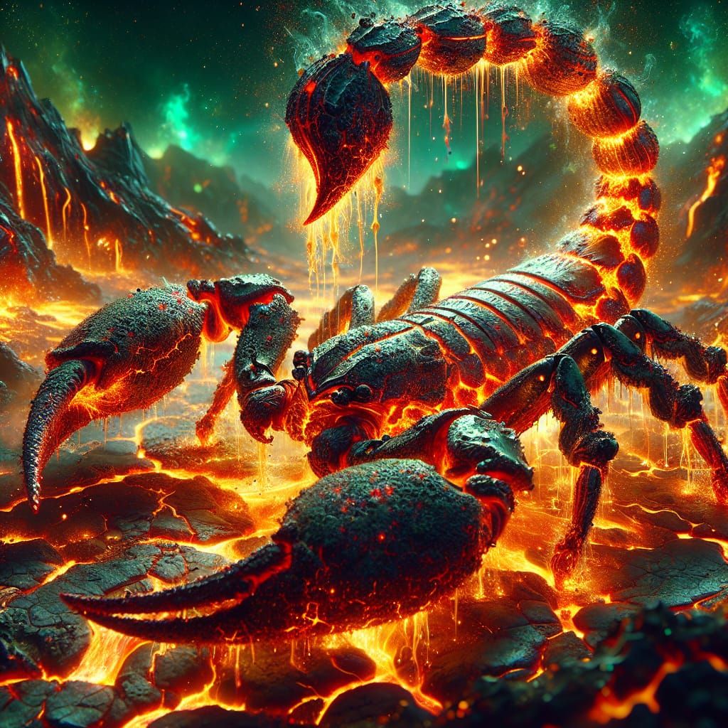 Magma scorpion