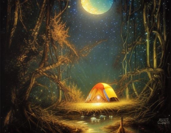Camping in the Forest 2