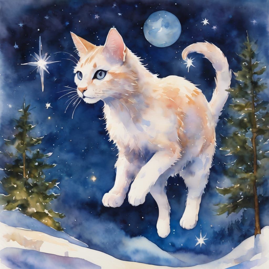 starry cat