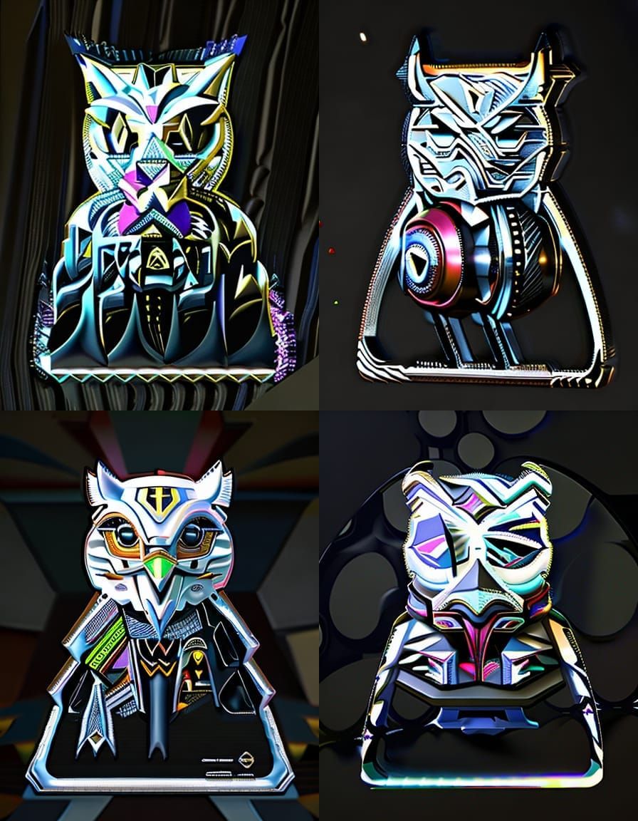 Closeup of an dapper owl in a suit by tom ford, CGSociety, Illumination