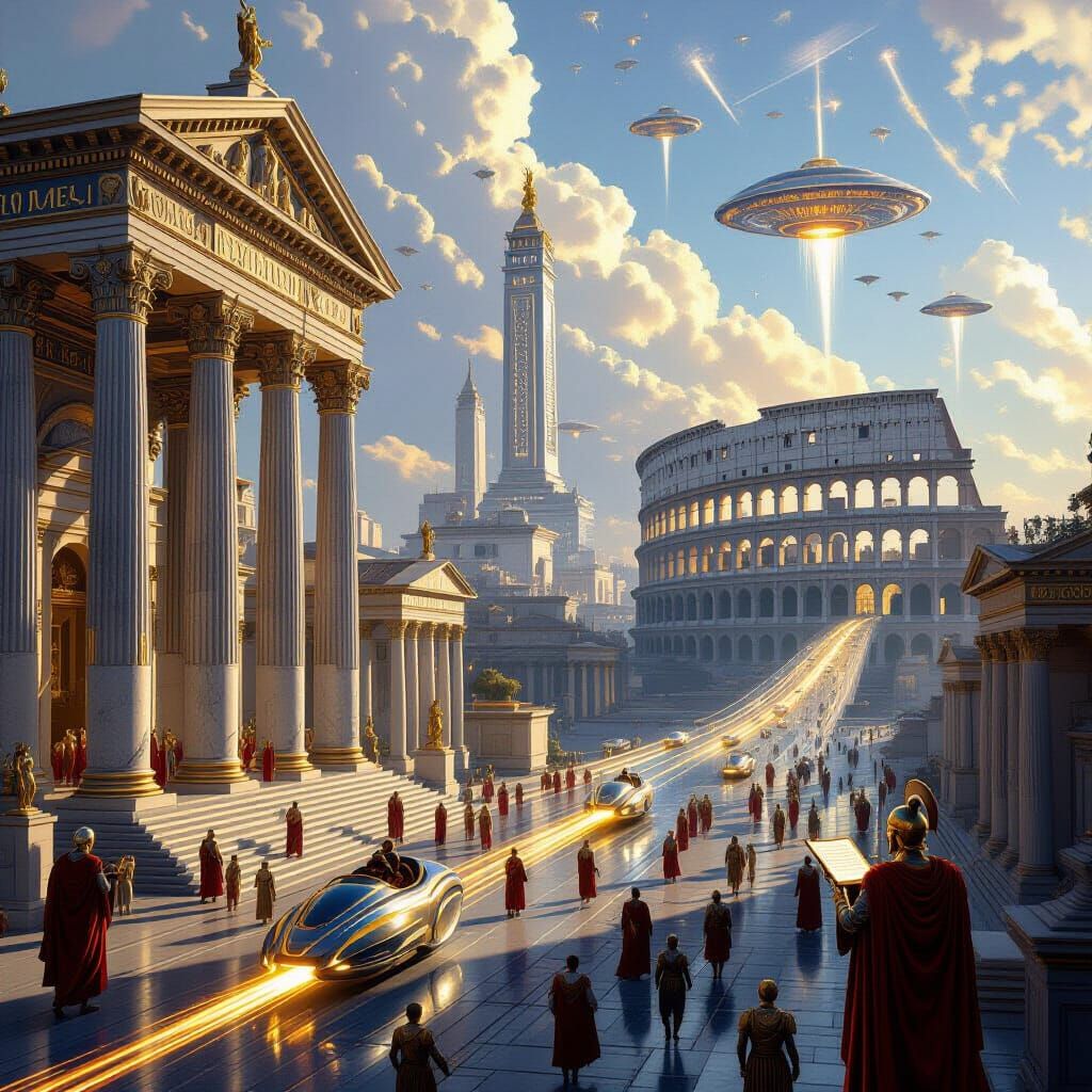 In an alternate future where the Roman Empire never fell  by @ArwenEvenstar
