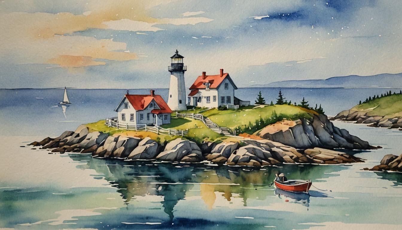 watercolor of a small cottage1