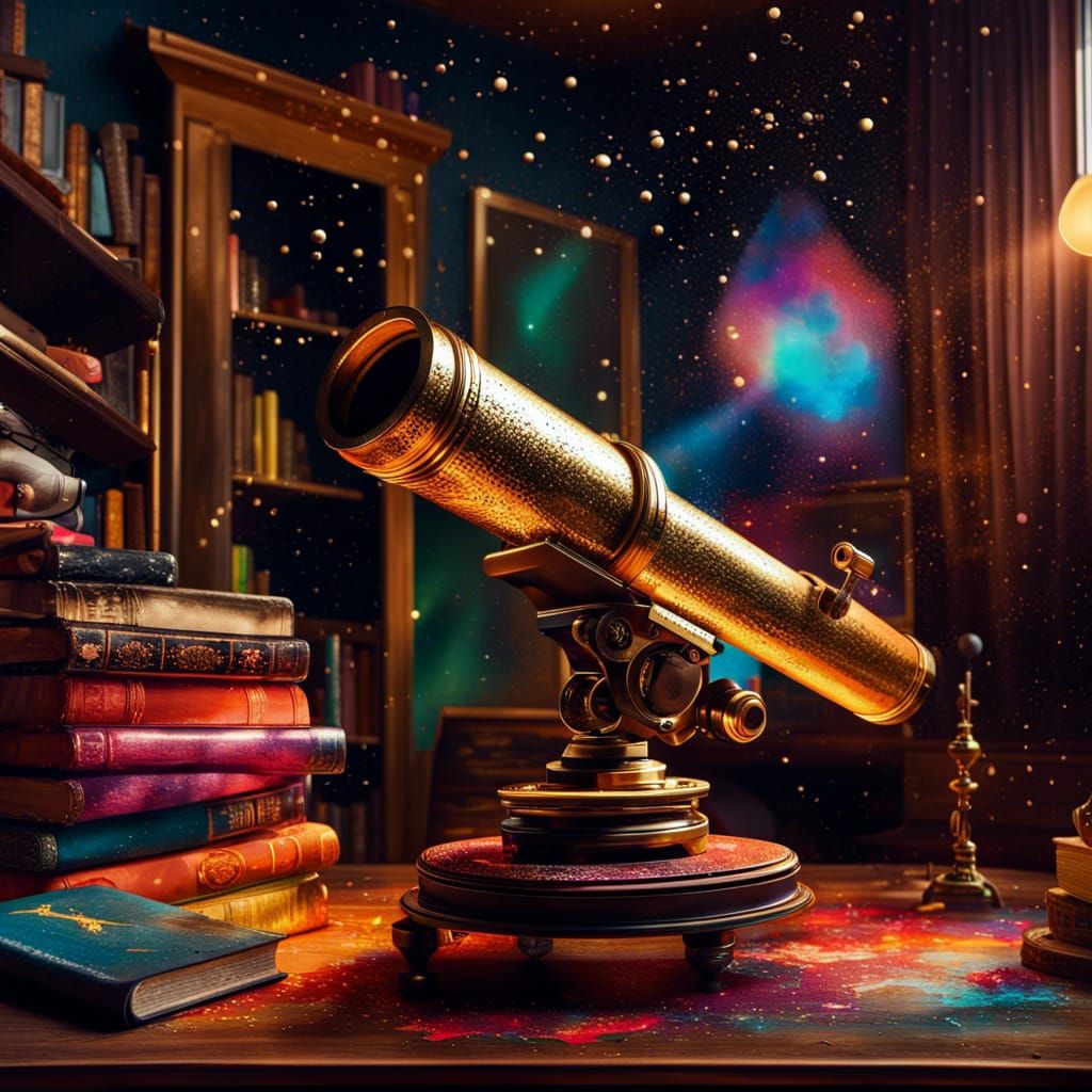 Telescope AI Generated Artwork NightCafe Creator