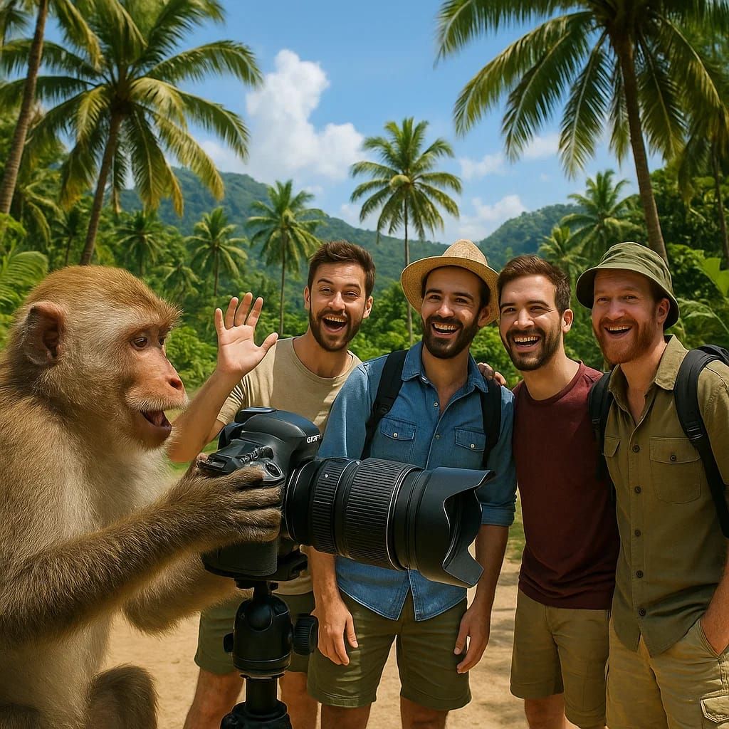 צלם כמו קוף