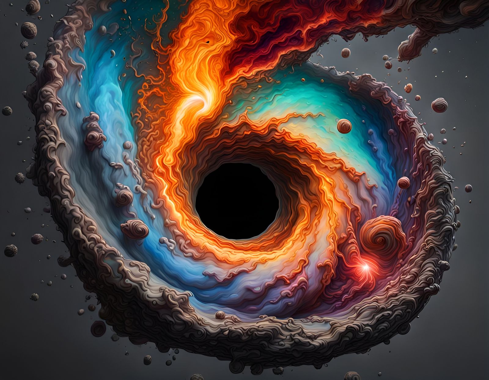Into the black hole