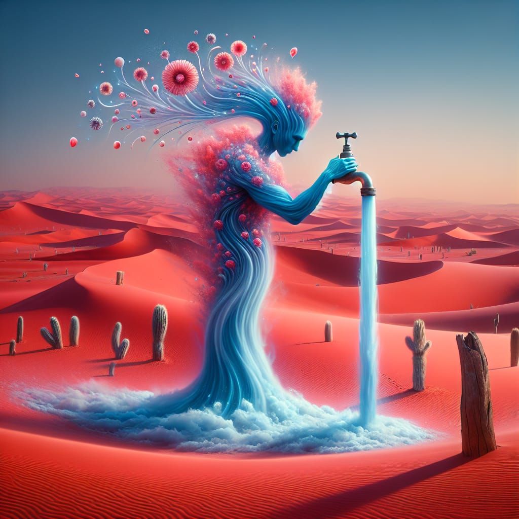 Some water, please.
