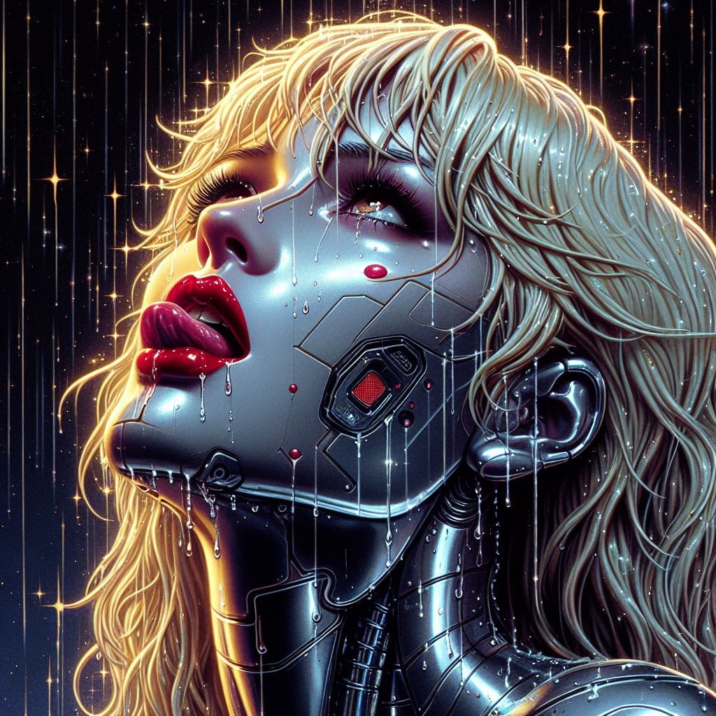 hajime sorayama retro 80s sci-fi futurism cyberpunk space ro...