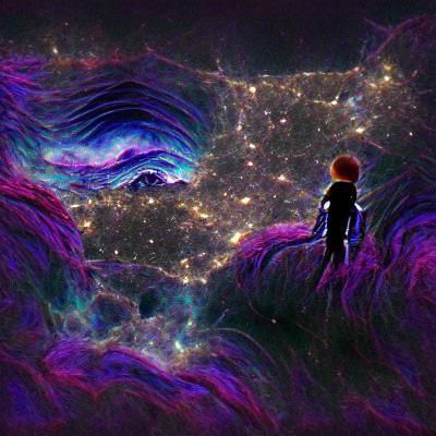 Looking out at the cosmic abyss