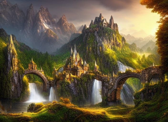 Epic Castle Valley  by @QueenMab 