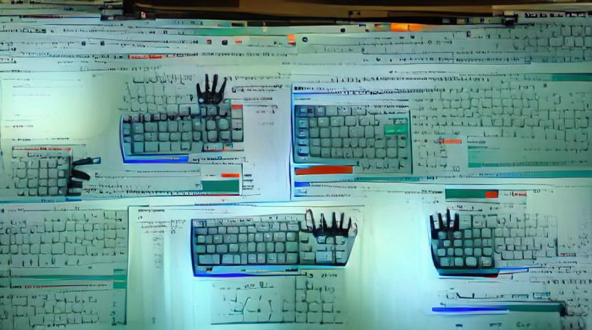 P-value hacking with double keyboards like a true cybernetic...