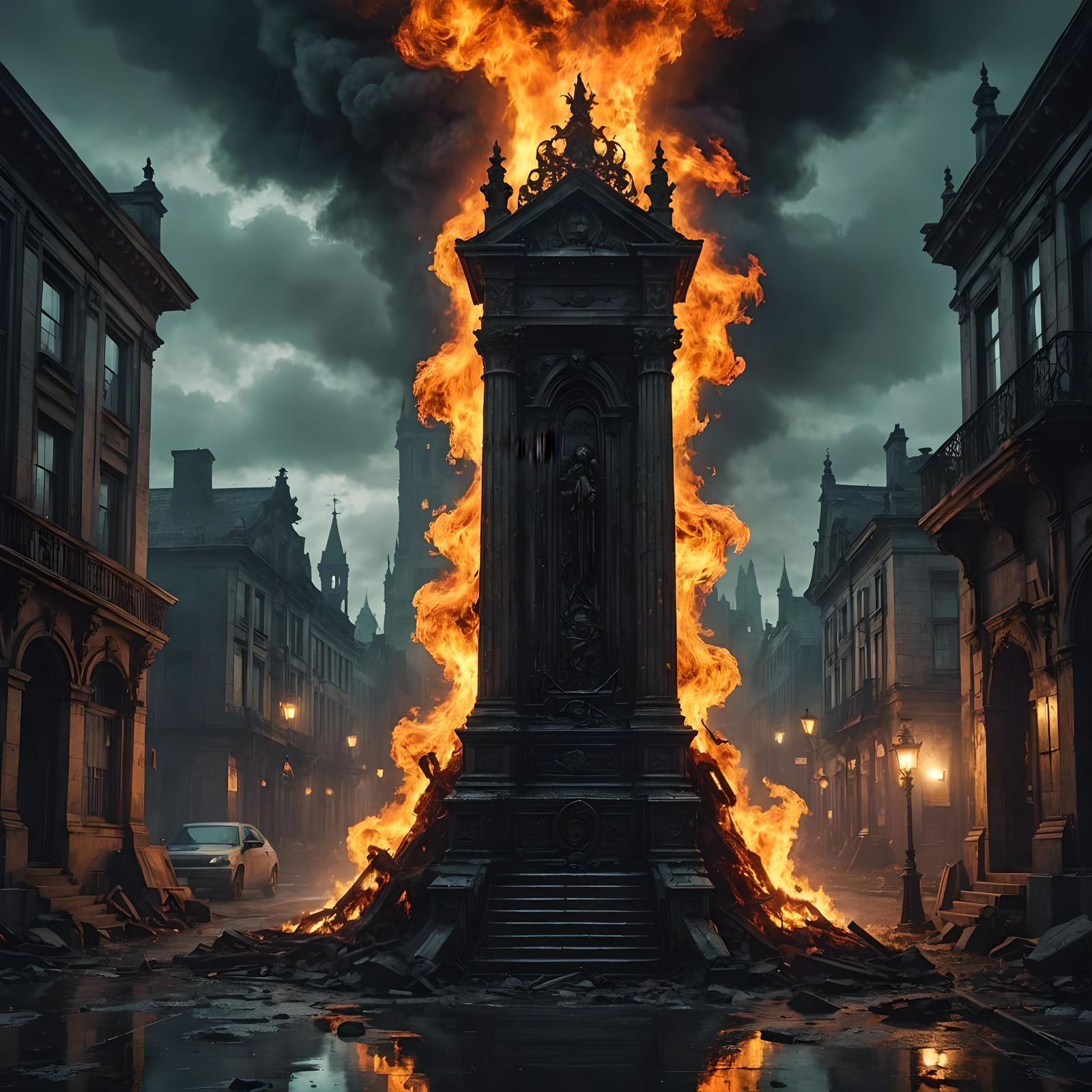 Armageddon Days Are Here Again gothic art baroque mysterious colorful