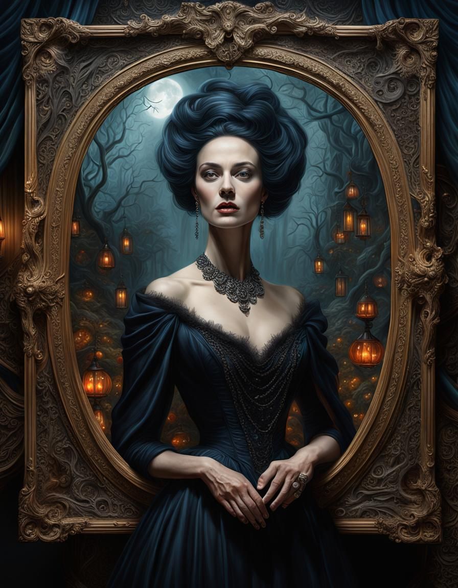 Enigmatic Reverie: Unveiling the Secrets of a Bewitched Canv...