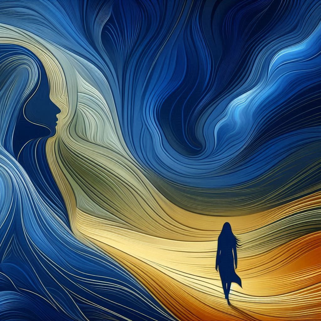 Don't try to understand. Just feel the blue. Breathe.