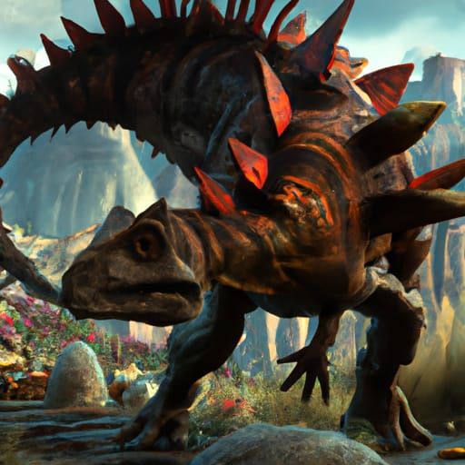 a stegosaurus does the twist
