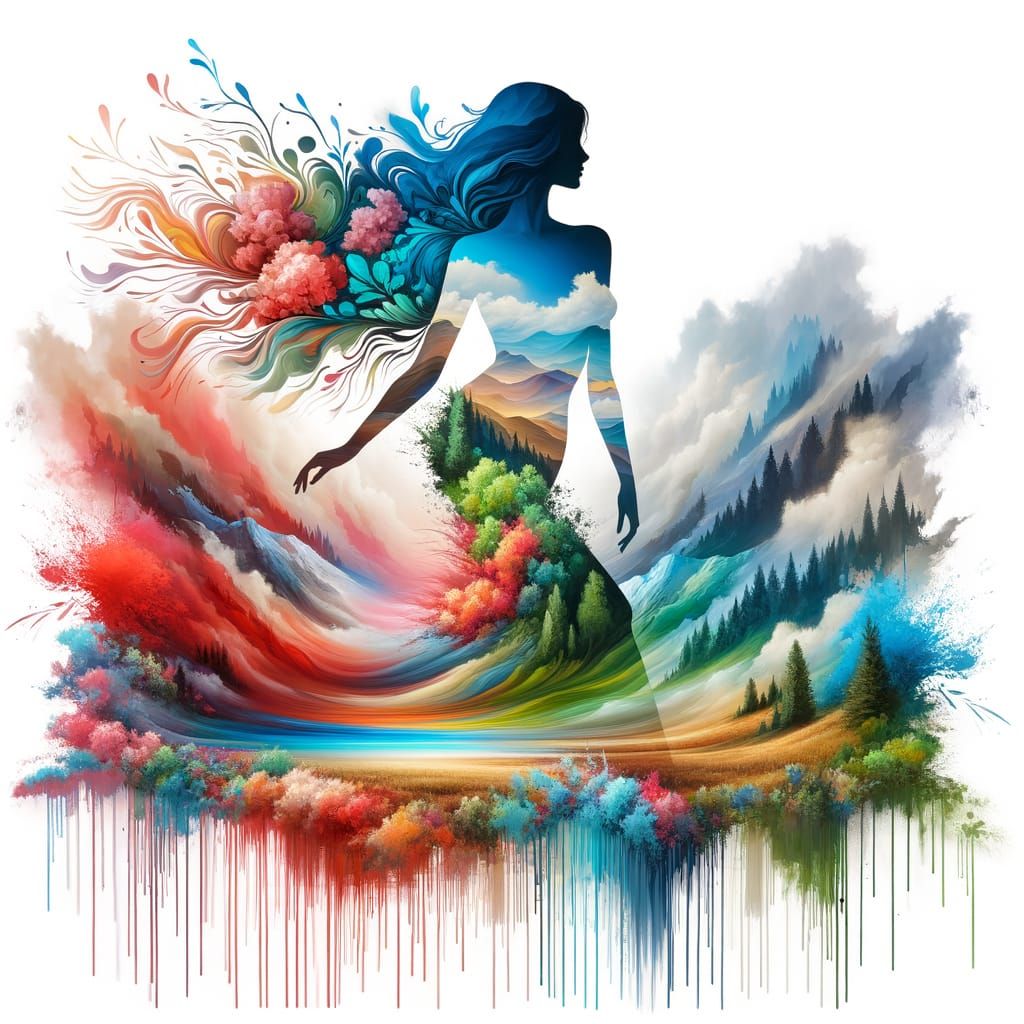 herbrushed world   by @Omri_slam