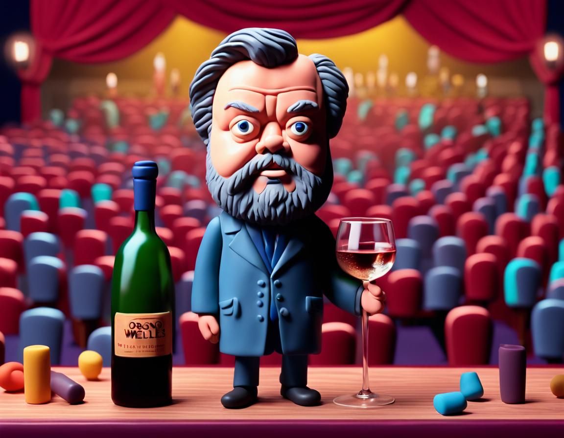 Plasticine Portraits: Orson Welles #3
