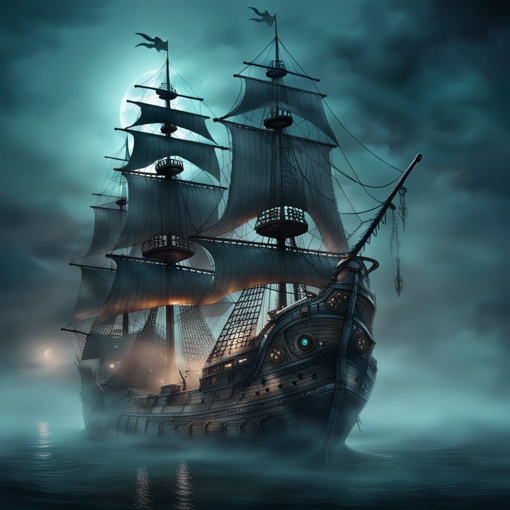 Ghost Ship AI Generated Artwork NightCafe Creator
