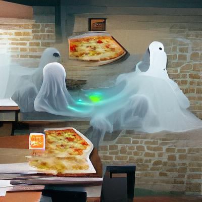 Ghost pizza