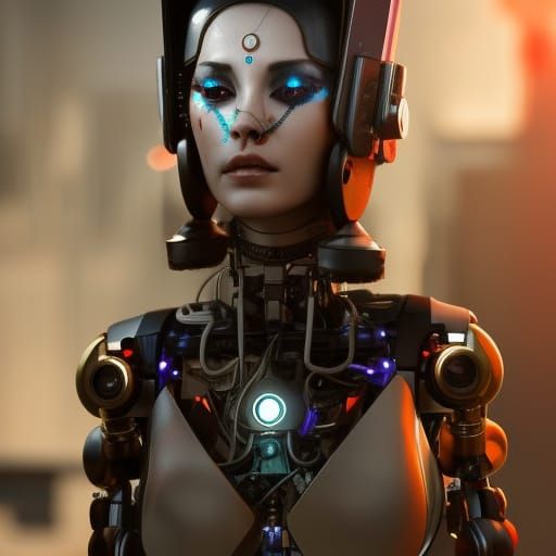 Beautiful Mechatronics Cyborg