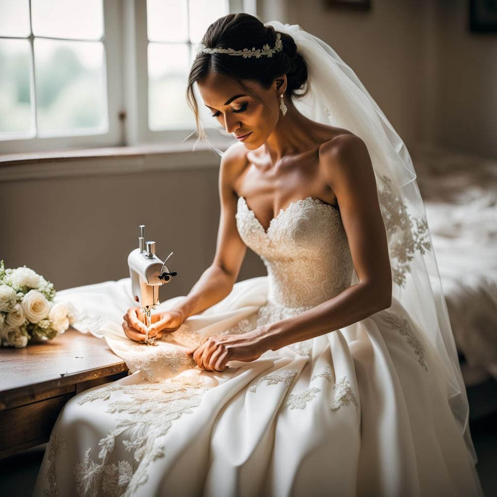Sewing my wedding dress