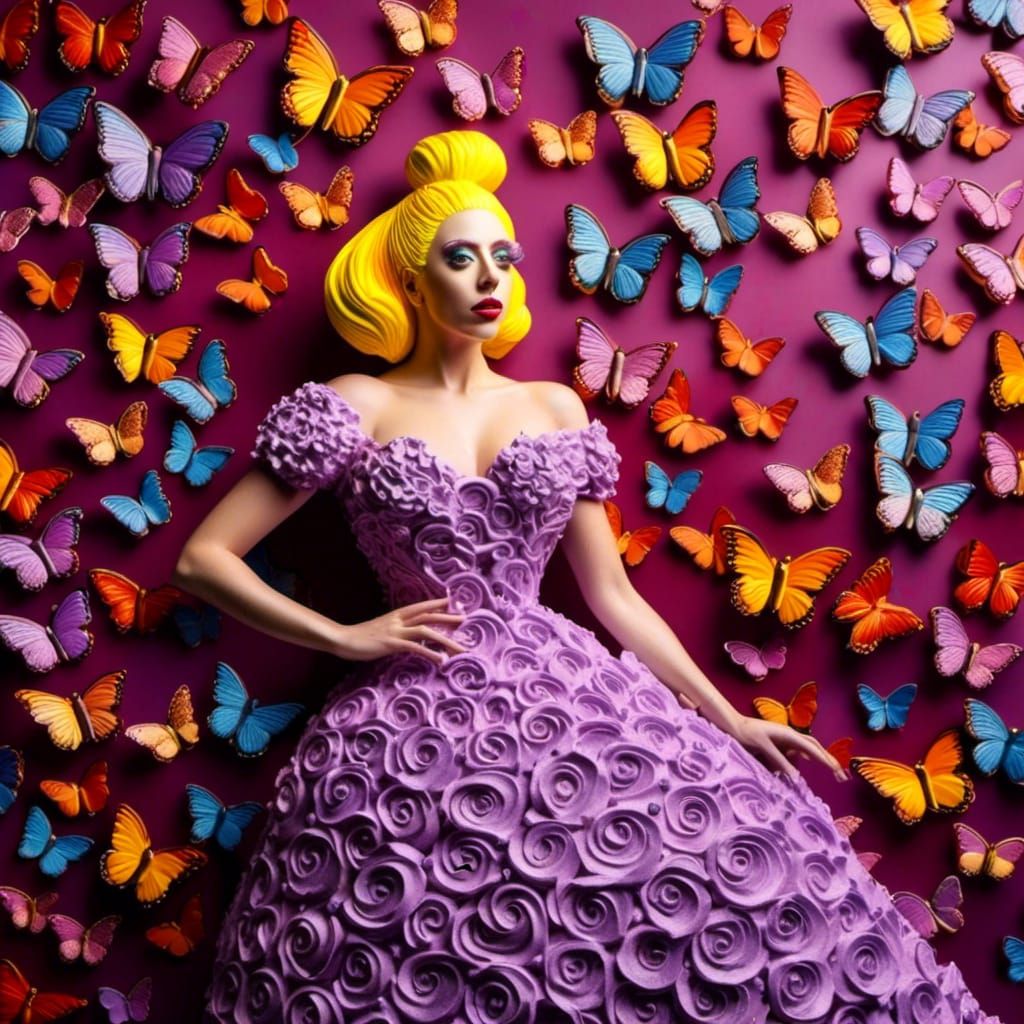 Lady Gaga made using the community model “buttercream.”