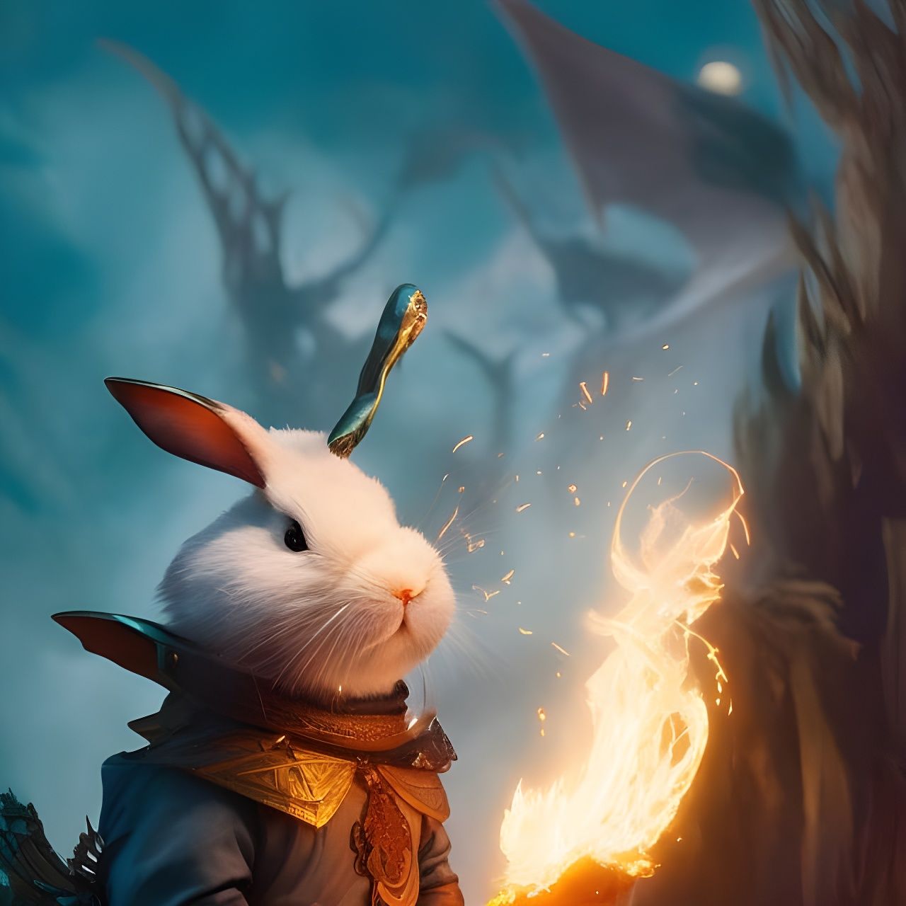 Fire wizard  by @undefined