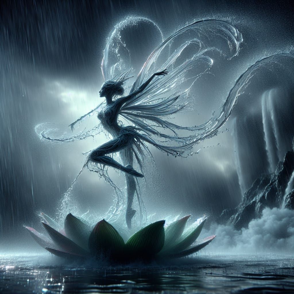 Water Sprite   by @Pagan_Nights