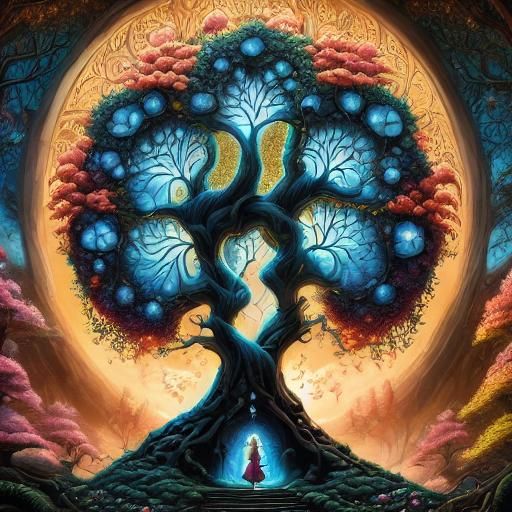 <lora: Fantasy trees:1.0> 1