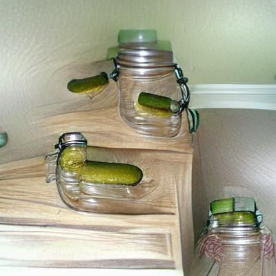 Someone's been at the Pickle Jars