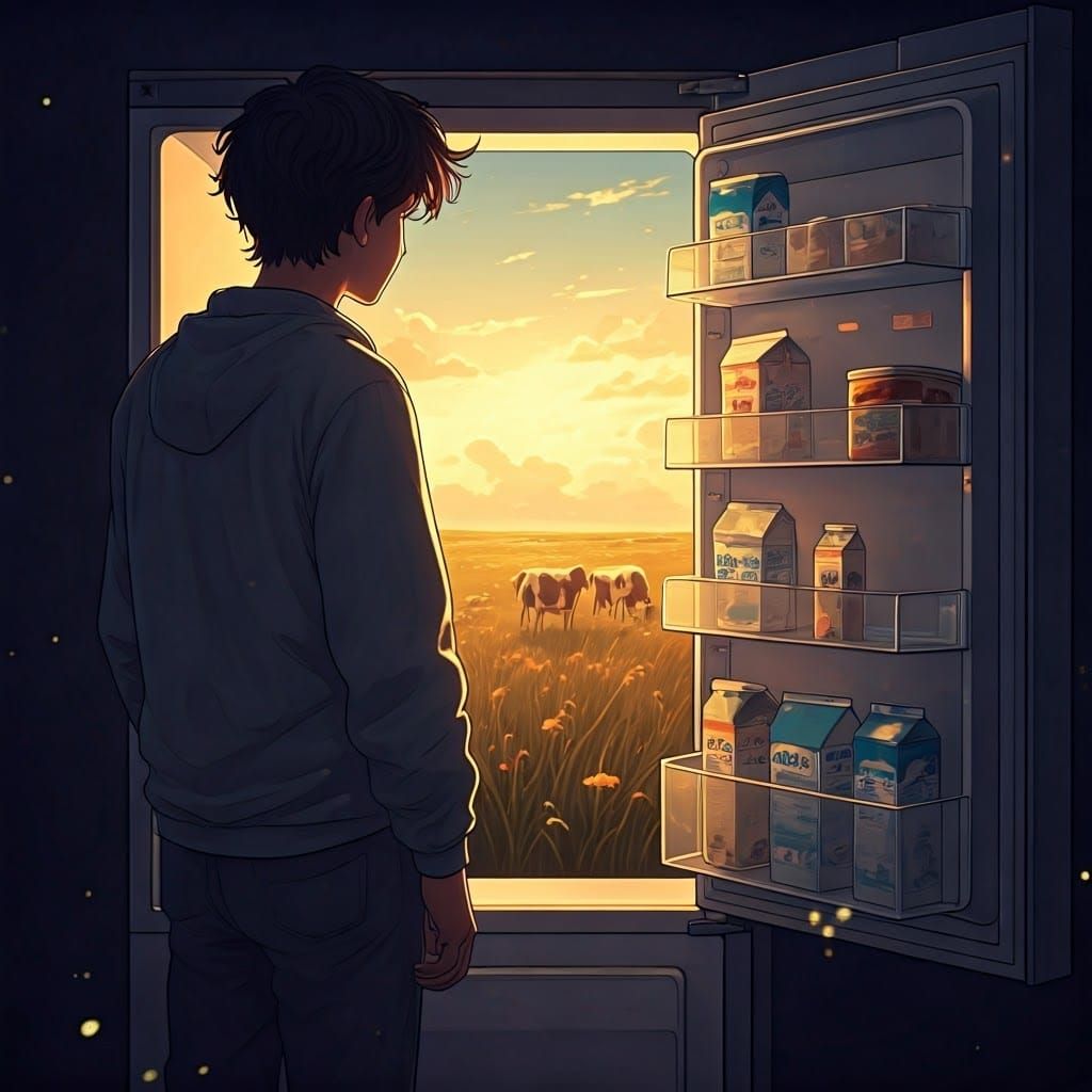 inside the fridge  by @tarek