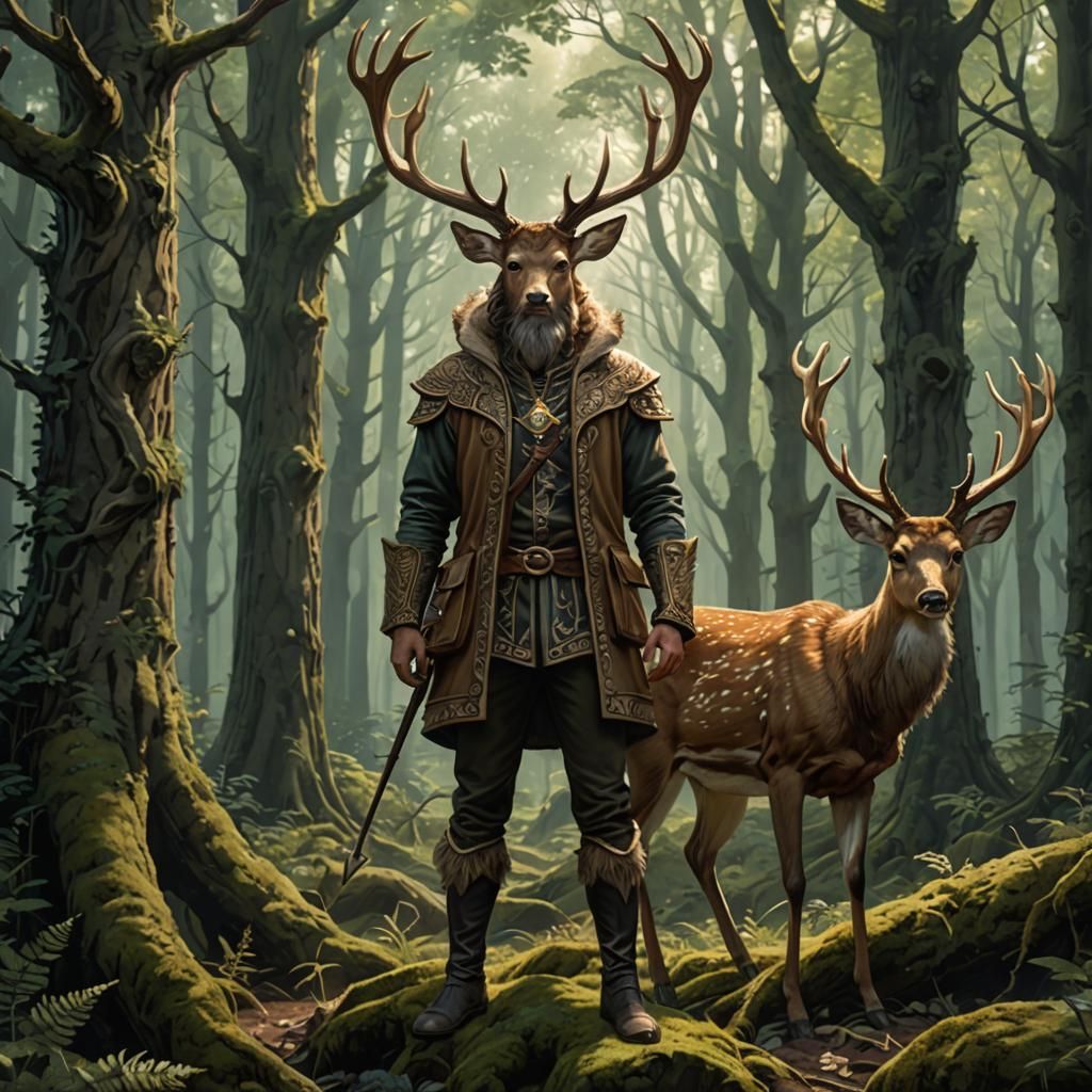 The deer hunter became a deer or the reverse