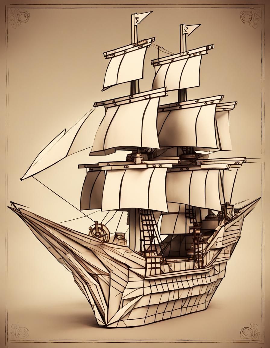 paper pirate ship