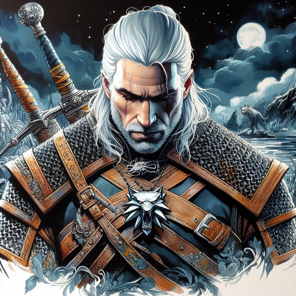 The Witcher portrait