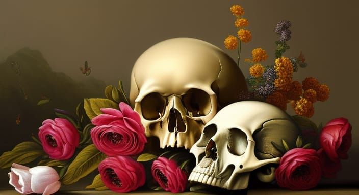 Skull Still Life