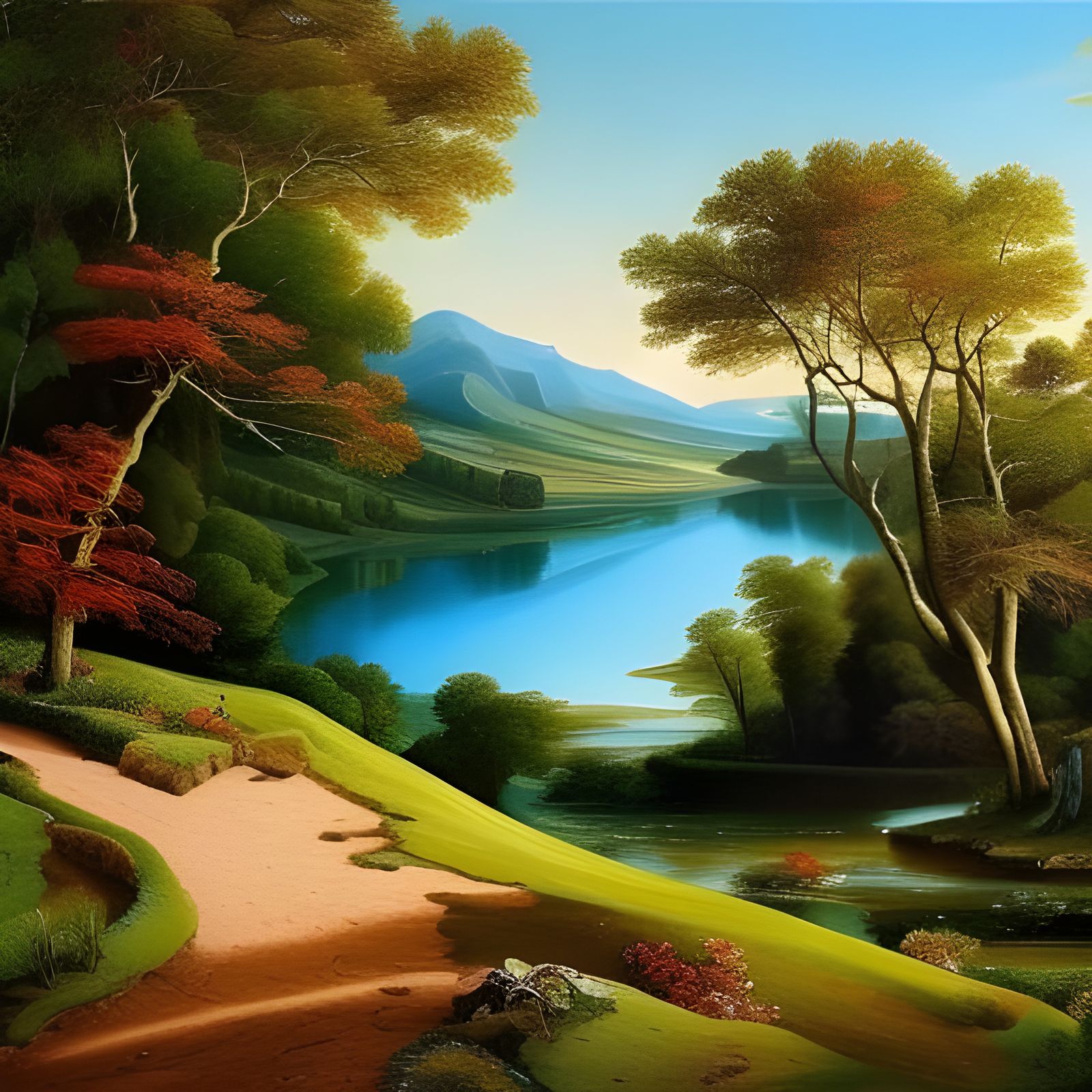 oil painting wallpaper hd