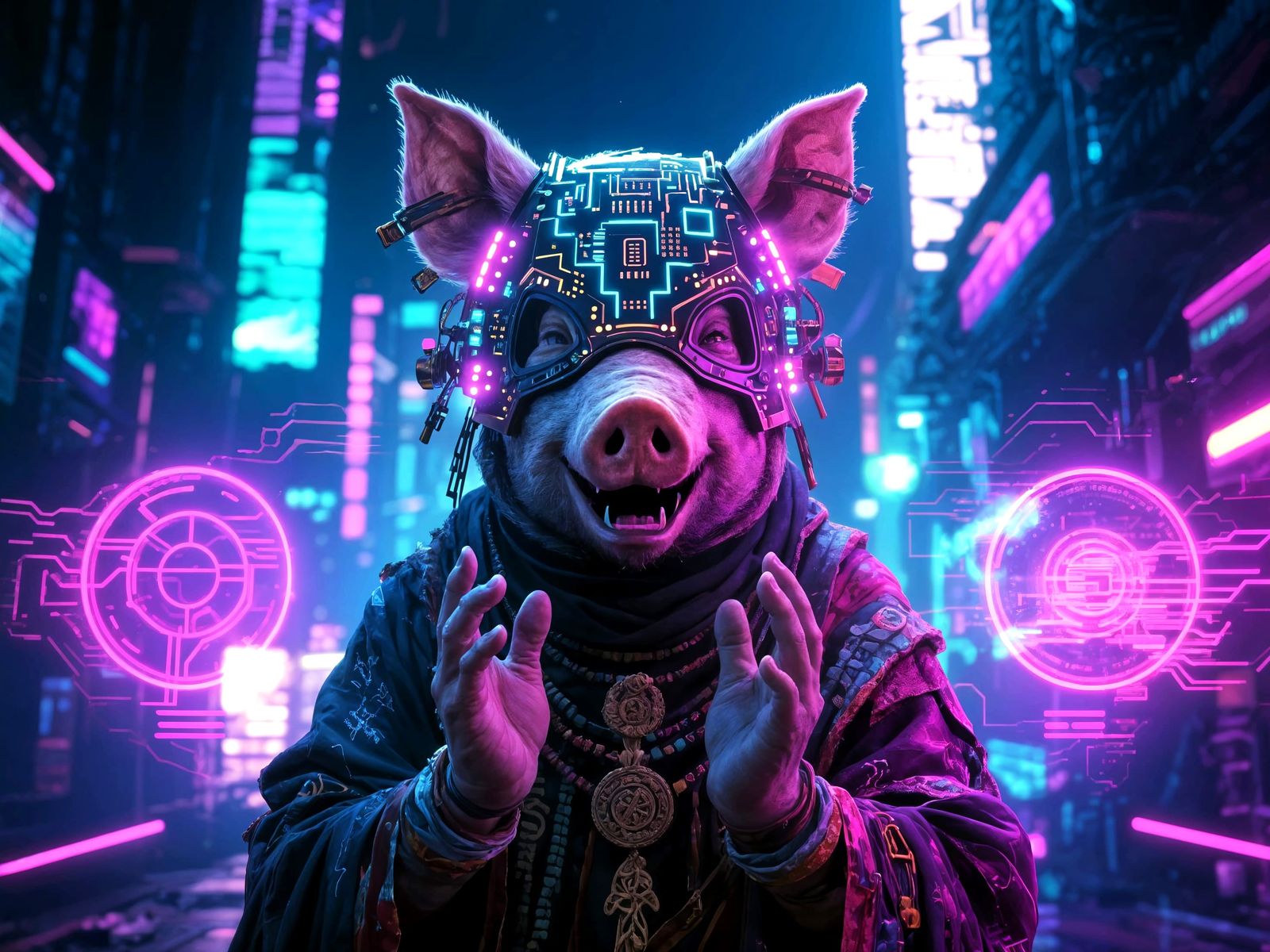 Porcine Cyber-Shaman
