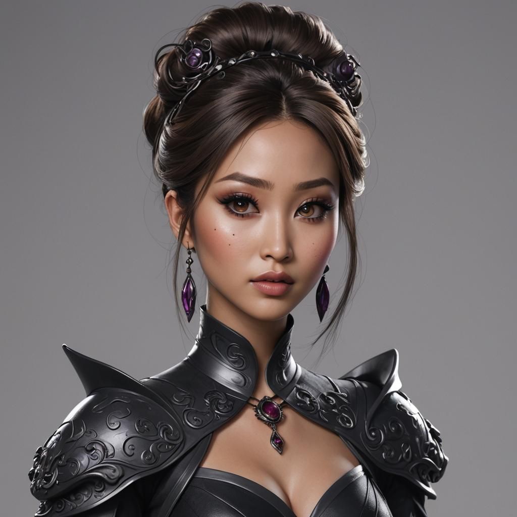 Brenda Song as an evil Disney villain. 3