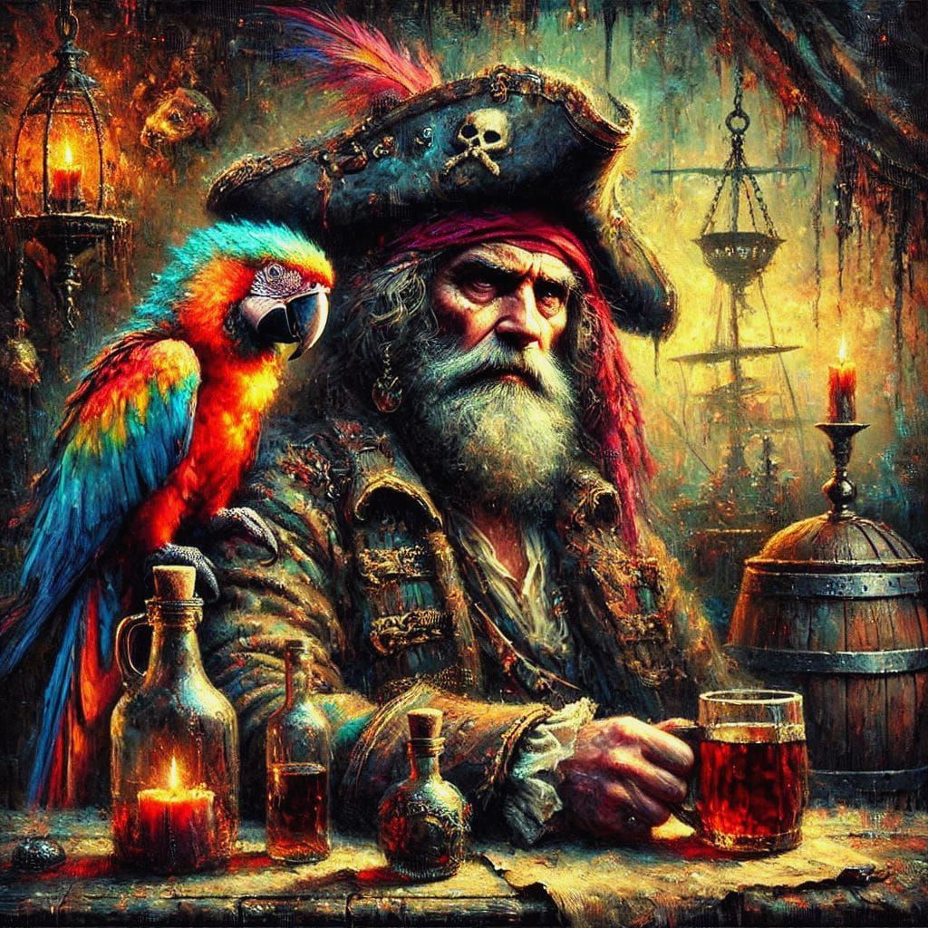 My Dark Fantasy Series Old Pirate