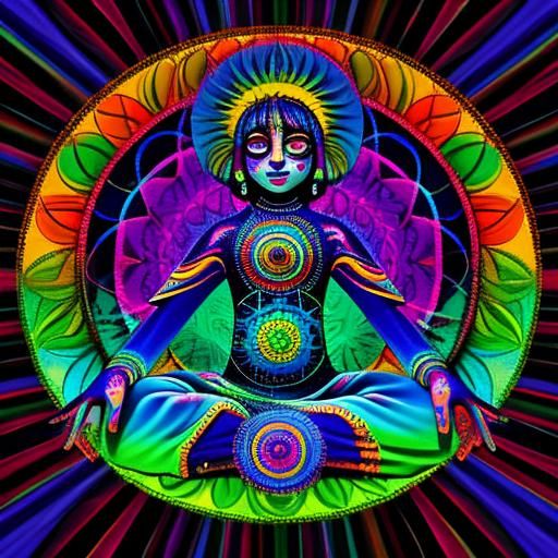 psychedelic art chakra
