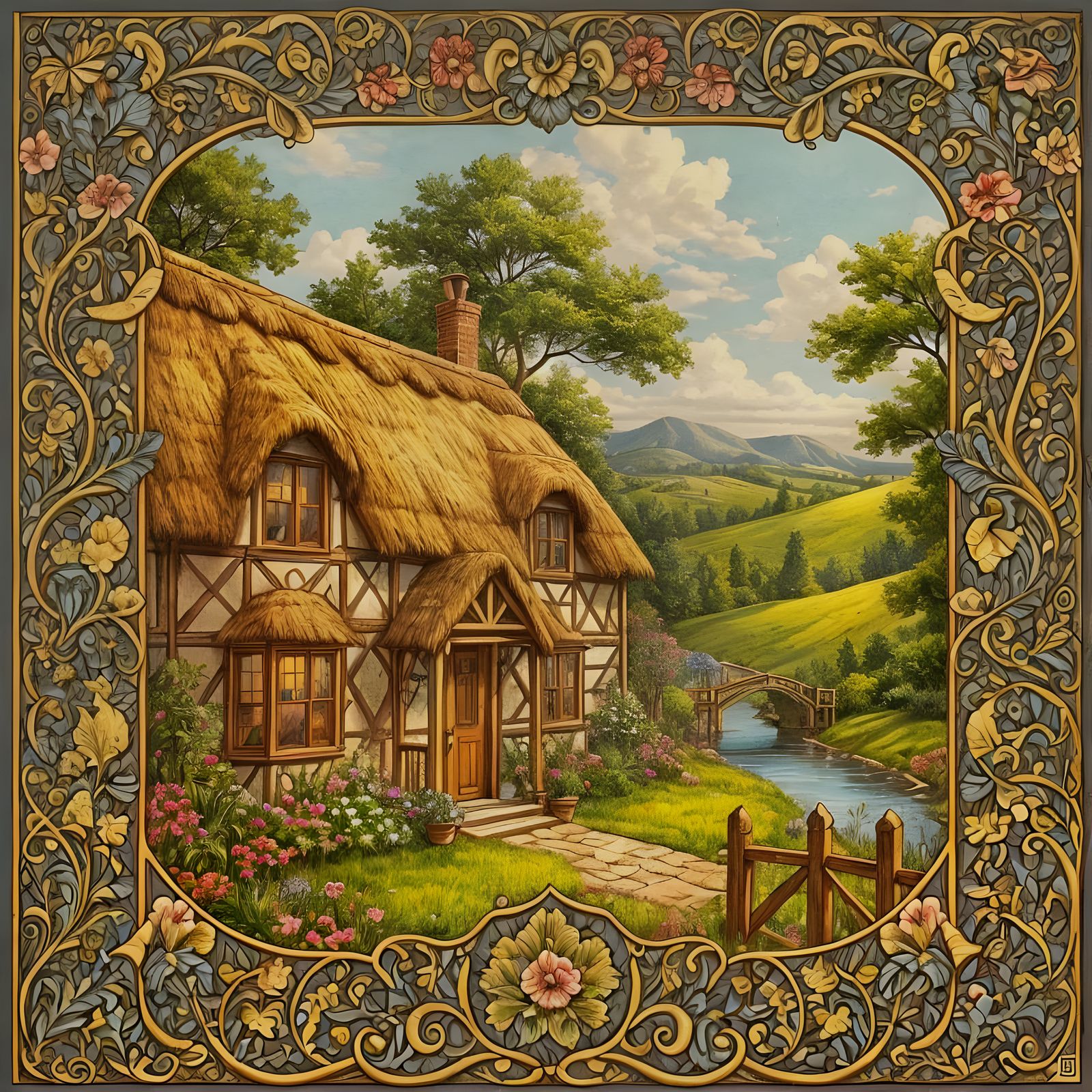 Vintage Fantasy Cottage