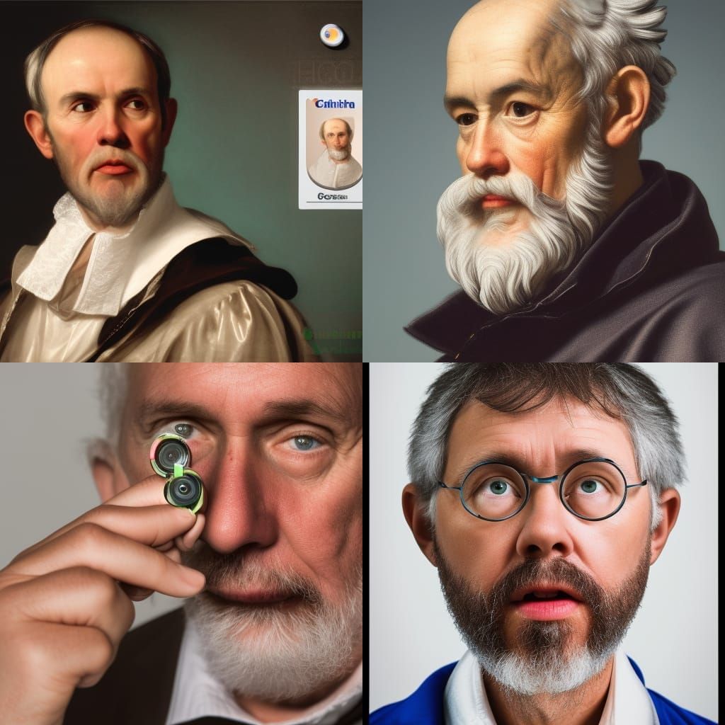 Galileo trying a fidgetspinner.